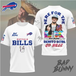 Buffalo Bills Official NFL Benito Bowl 3D Fan Shirt
