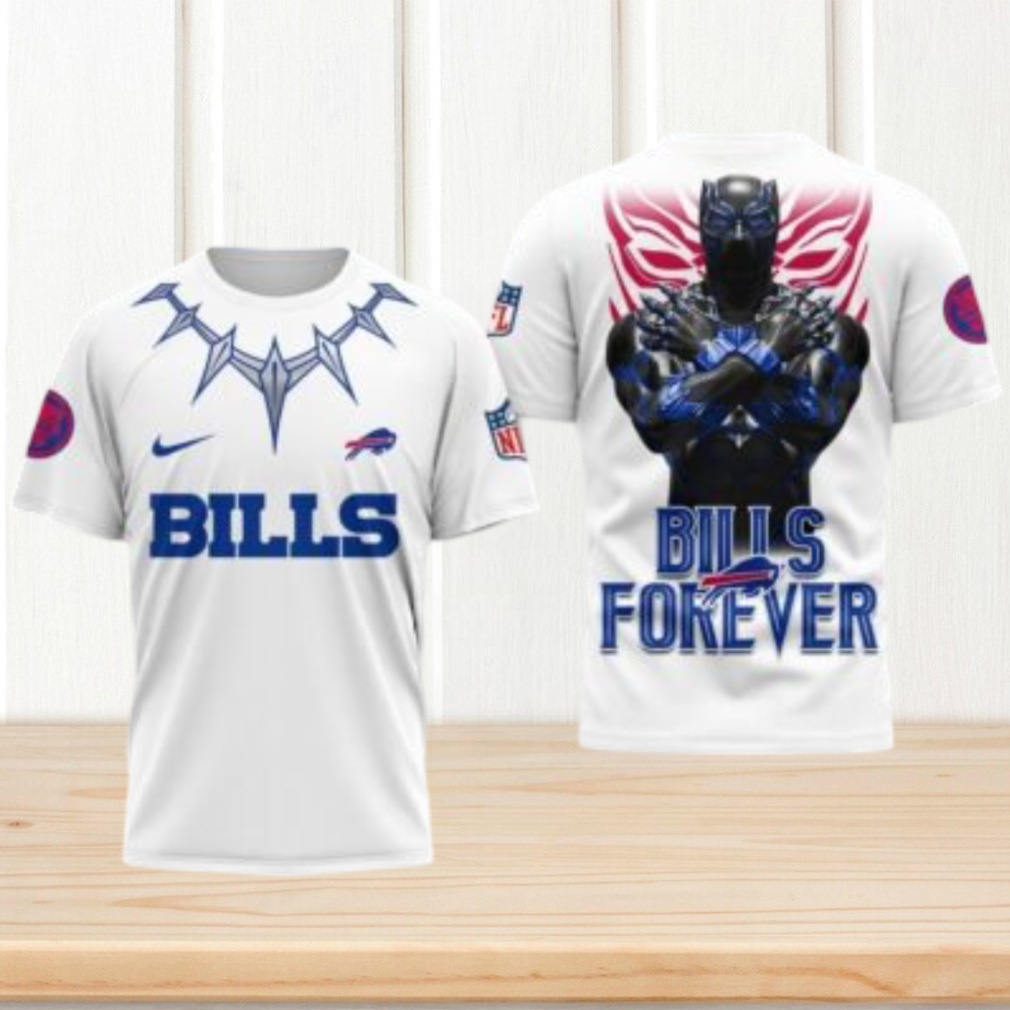 Buffalo Bills Official NFL Black Panther 3D Shirt Buffalo Bills Official NFL Black Panther 3D Shirt