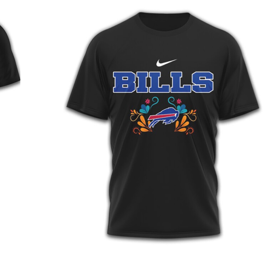 Buffalo Bills Official NFL Day of the Dead 3D Shirt Buffalo Bills Official NFL Day of the Dead 3D Shirt