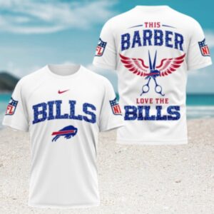 Buffalo Bills Official NFL Football Fan 3D Shirt