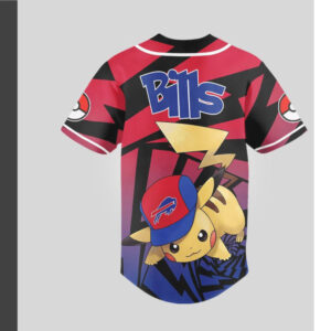 Buffalo Bills Official NFL Pikachu Jersey Shirt Buffalo Bills Official NFL Pikachu Jersey Shirt