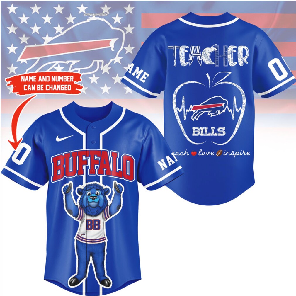 Buffalo Bills Official NFL Teacher Appreciation Month Jersey Shirt Buffalo Bills Official NFL Teacher Appreciation Month Jersey Shirt