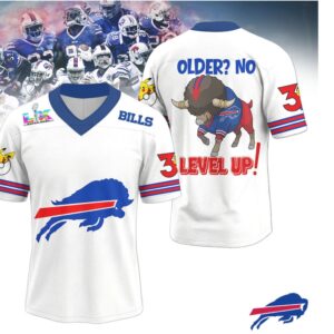 Buffalo Bills Official Super Bowl x Pokemon 30th Anniversary V neck Jersey