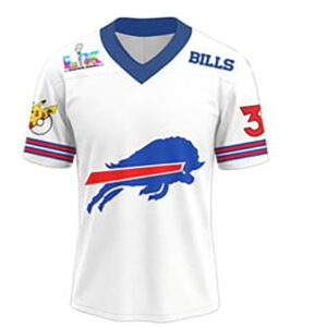 Buffalo Bills Official Super Bowl x Pokemon 30th Anniversary V neck Jersey