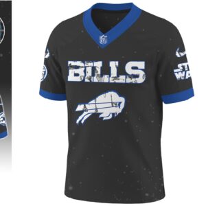 Buffalo Bills Star Wars Night Darth Vader NFL football jersey