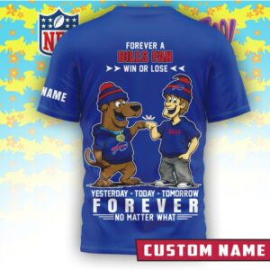 Buffalo Bills x Scooby Doo Official 3D Shirt