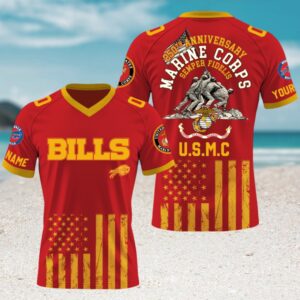 Buffalo Bills x U.S Marine Corps 250th Year Anniversary Gameday Jersey Buffalo Bills x U.S Marine Corps 250th Year Anniversary Gameday Jersey