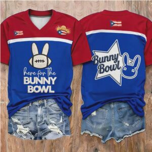 Bunny Bowl Puerto Rico Super Bowl Bad Bunny 2026 T Shirt Bunny Bowl Puerto Rico Super Bowl Bad Bunny 2026 T Shirt