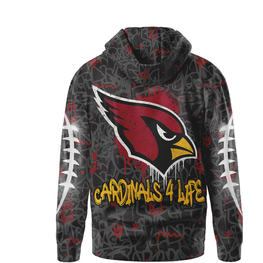 Cardinals 4 Life Arizona Cardinals NFL Hoodie Cardinals 4 Life Arizona Cardinals NFL Hoodie