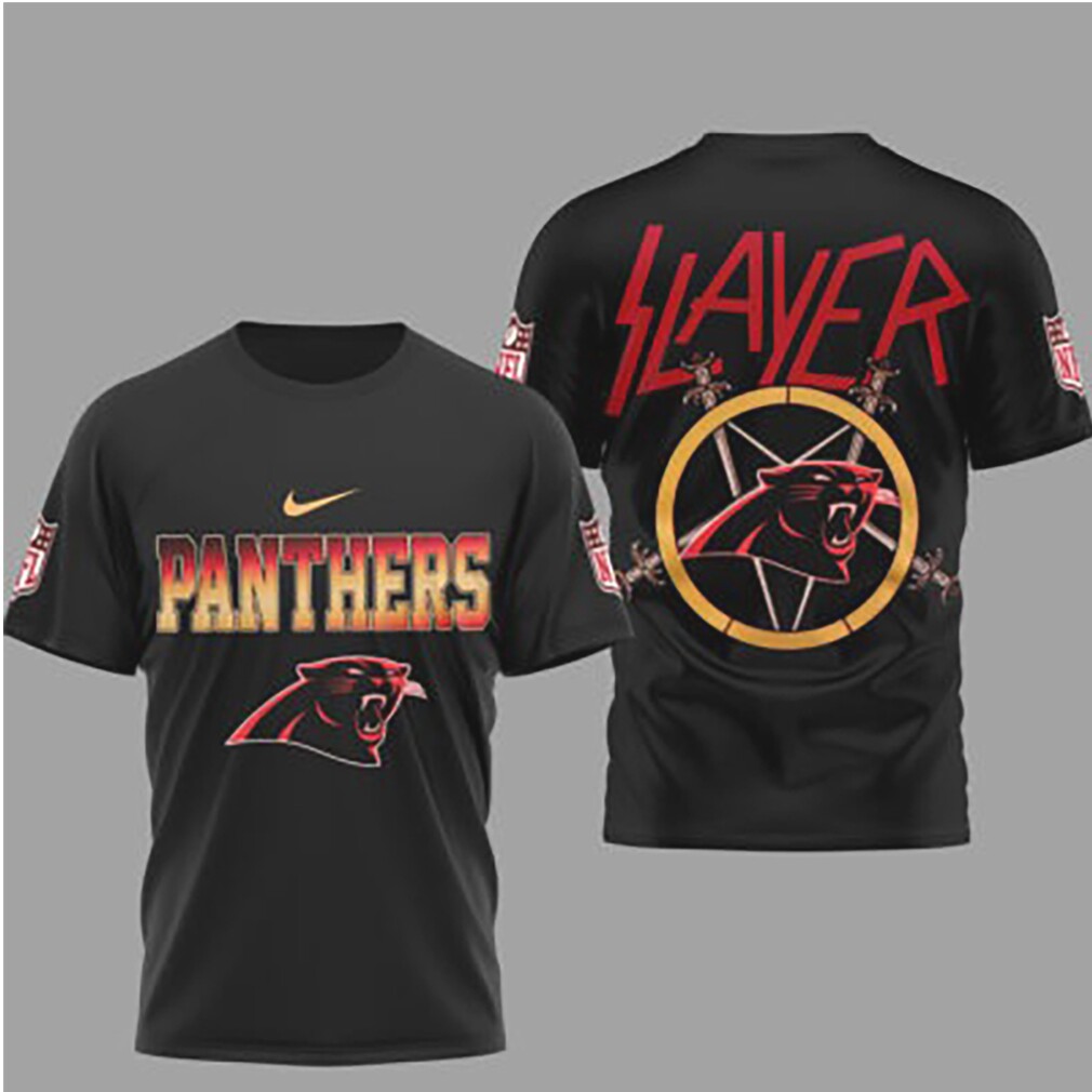 Carolina Panthers Game Day 2026 Official NFL Slayer 3D Shirt Carolina Panthers Game Day 2026 Official NFL Slayer 3D Shirt