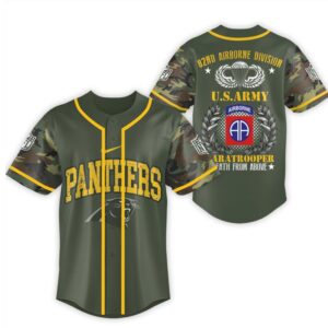 Carolina Panthers Official NFL 82nd Airborne Division Jersey Shirt