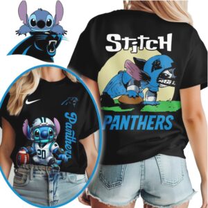 Carolina Panthers Official NFL Stitch 3D Shirt