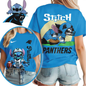 Carolina Panthers Official NFL Stitch 3D Shirt