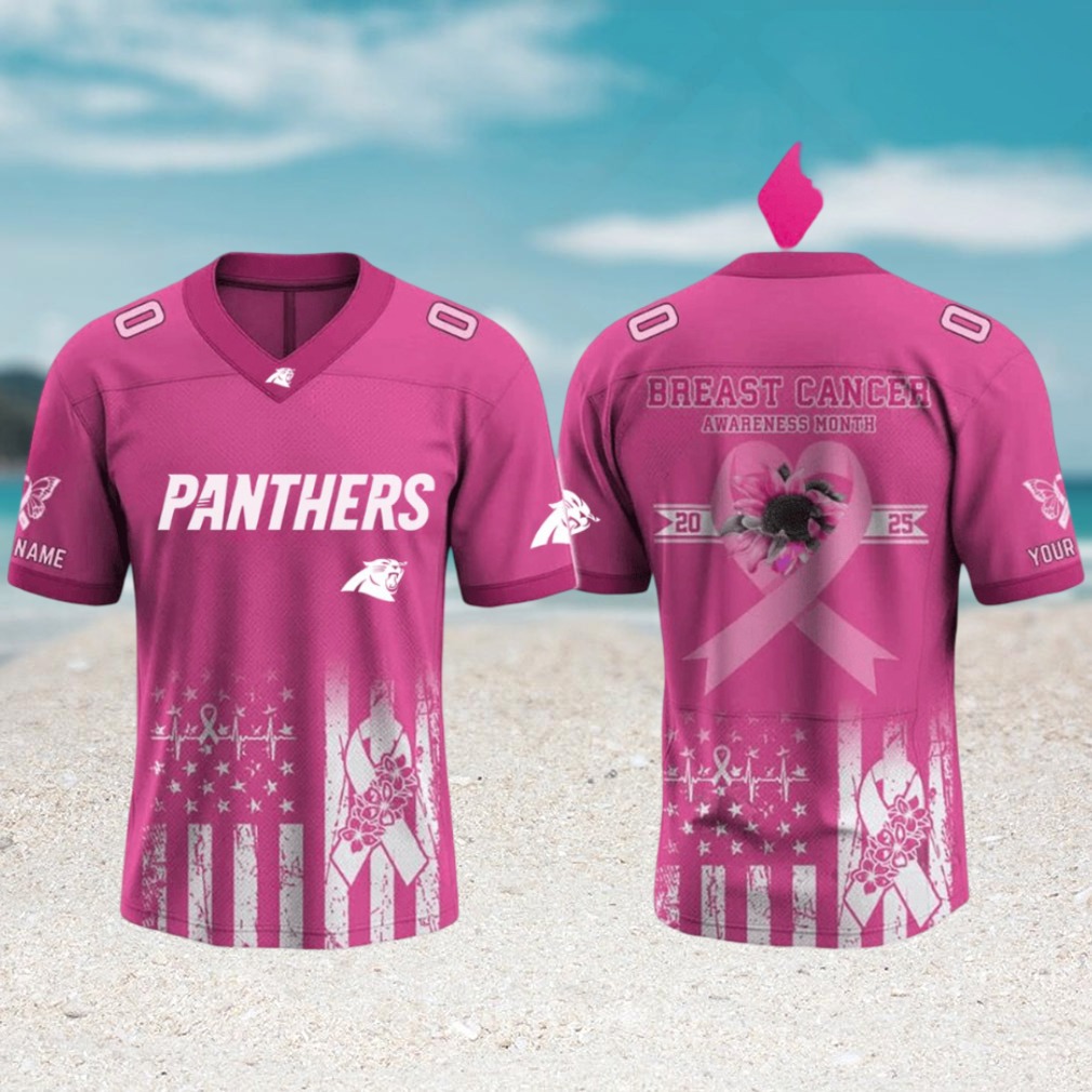 Carolina Panthers x Breast Cancer Awareness Month NFL Gameday Jersey Carolina Panthers x Breast Cancer Awareness Month NFL Gameday Jersey