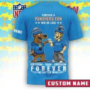 Carolina Panthers x Scooby Doo Official 3D Shirt