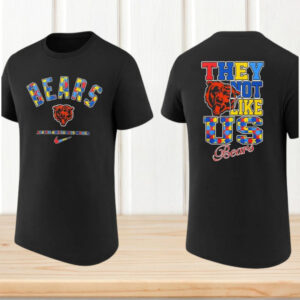 Chicago Bears Autism Awareness Month They Not Like Us Puzzle T Shirt Chicago Bears Autism Awareness Month They Not Like Us Puzzle T Shirt