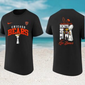 Chicago Bears Benito Bowl Super Bowl LX Frog Mascot Football Fan T Shirt Chicago Bears Benito Bowl Super Bowl LX Frog Mascot Football Fan T Shirt