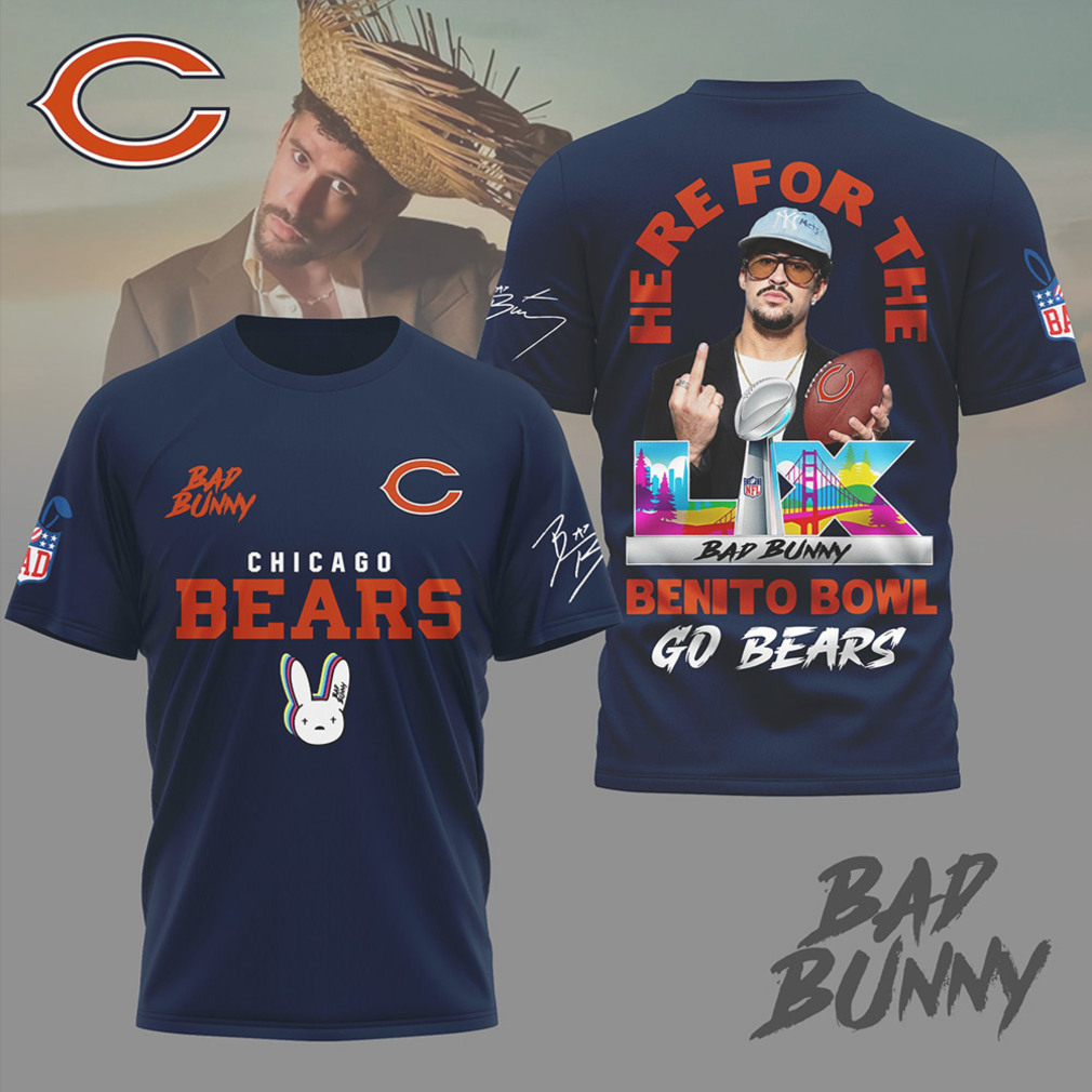 Chicago Bears Football Official NFL Benito Bowl 3D Shirt Chicago Bears Football Official NFL Benito Bowl 3D Shirt