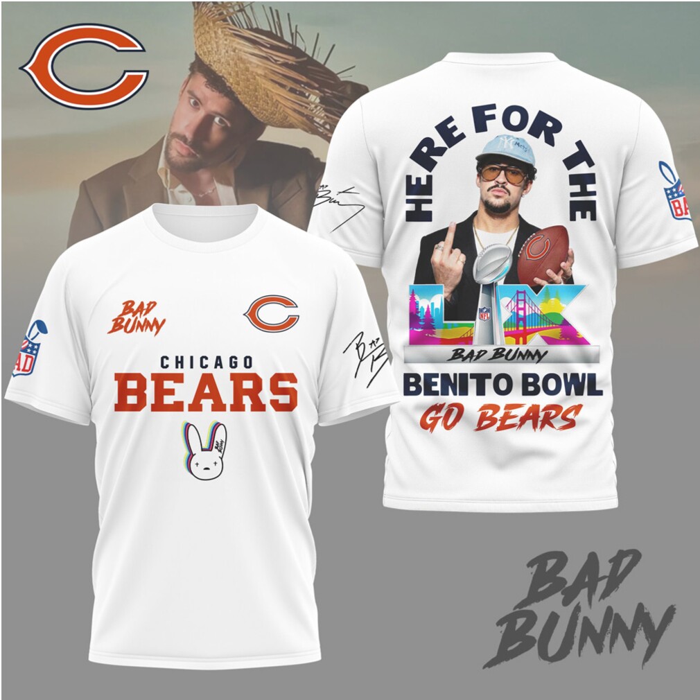 Chicago Bears Football Official NFL Benito Bowl 3D Shirt Chicago Bears Football Official NFL Benito Bowl 3D Shirt