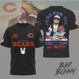 Chicago Bears Football Official NFL Benito Bowl 3D Shirt