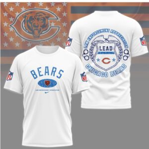 Chicago Bears Law Enforcement Appreciation LEAD T Shirt