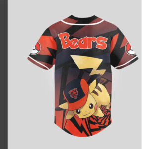 Chicago Bears Official NFL Pikachu Jersey Shirt Chicago Bears Official NFL Pikachu Jersey Shirt