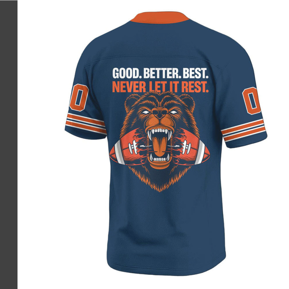 Chicago Bears Official V neck Baseball Jersey Chicago Bears Official V neck Baseball Jersey
