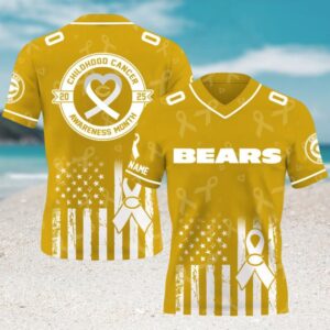 Chicago Bears x National Childhood Cancer Awareness Month NFL Gameday Jersey Chicago Bears x National Childhood Cancer Awareness Month NFL Gameday Jersey
