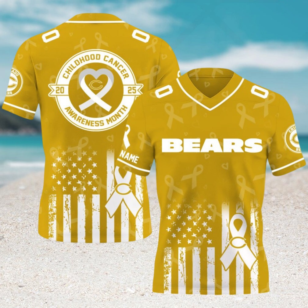 Chicago Bears x National Childhood Cancer Awareness Month NFL Gameday Jersey Chicago Bears x National Childhood Cancer Awareness Month NFL Gameday Jersey