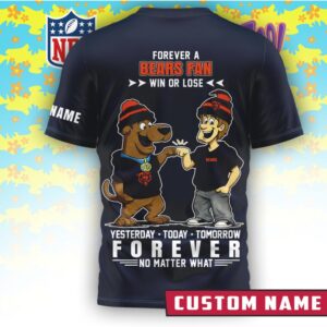 Chicago Bears x Scooby Doo Official 3D Shirt