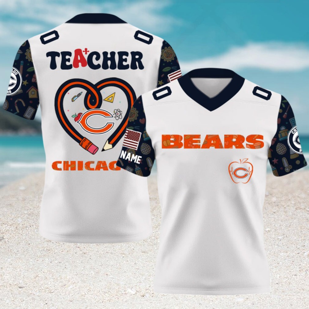 Chicago Bears x Teacher Football Gameday Jersey Chicago Bears x Teacher Football Gameday Jersey
