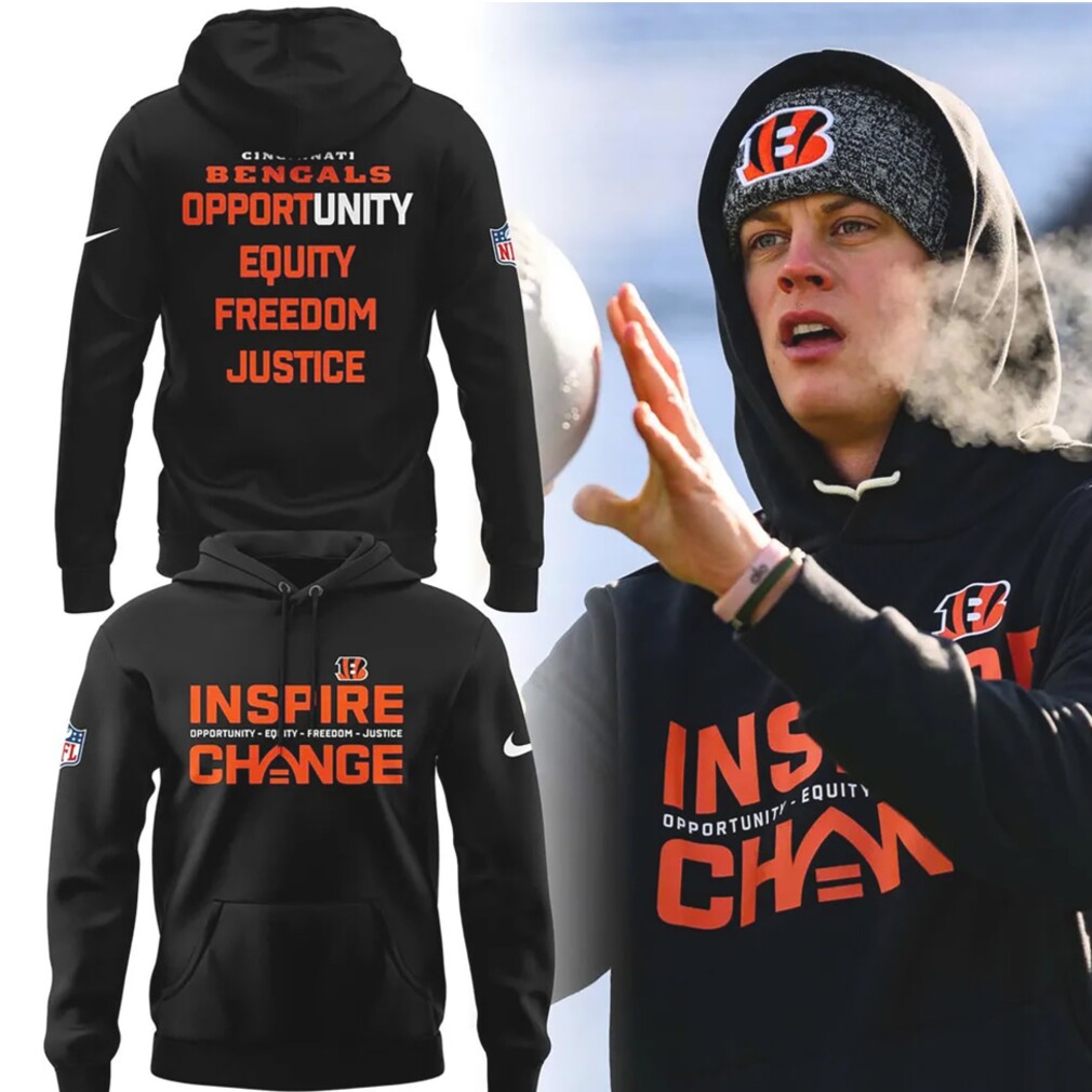 Cincinnati Bengals 2025 Inspire Change Combo Hoodie Cincinnati Bengals 2025 Inspire Change Combo Hoodie
