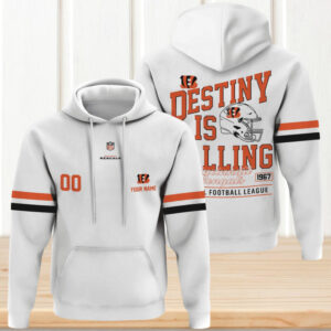Cincinnati Bengals Destiny Is Calling Custom Hoodie Cincinnati Bengals Destiny Is Calling Custom Hoodie
