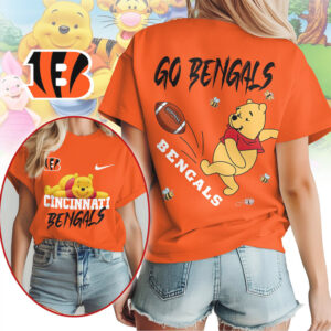 Cincinnati Bengals Football Official NFL Winnie The Pooh Shirt Cincinnati Bengals Football Official NFL Winnie The Pooh Shirt
