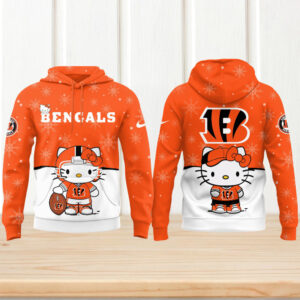 Cincinnati Bengals Hello Kitty Cute NFL Hoodie