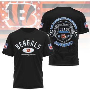 Cincinnati Bengals Law Enforcement Appreciation LEAD T Shirt