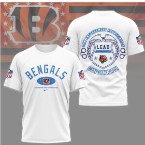 Cincinnati Bengals Law Enforcement Appreciation LEAD T Shirt