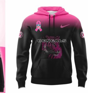 Cincinnati Bengals NFL Breast Cancer Awareness Hoodie