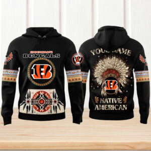 Cincinnati Bengals Native American Heritage Month Custom Name HoodieHoodie