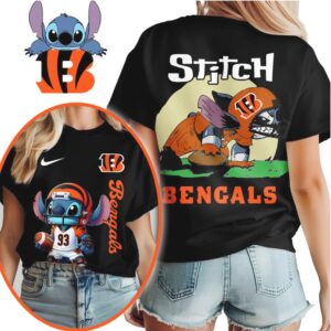 Cincinnati Bengals Official NFL Stitch 3D Shirt