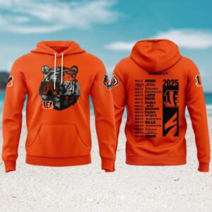 Cincinnati Bengals Team NFL Logo Hoodie Cincinnati Bengals Team NFL Logo Hoodie