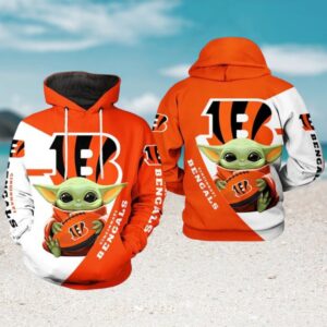 Cincinnati Bengals Yoda 3d Hoodie Cincinnati Bengals Gift NFL Hoodie Cincinnati Bengals Yoda 3d Hoodie Cincinnati Bengals Gift NFL Hoodie