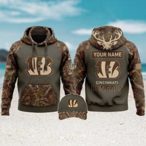 Cincinnati Bengals x Hunting NFL Football Hoodie Cincinnati Bengals x Hunting NFL Football Hoodie