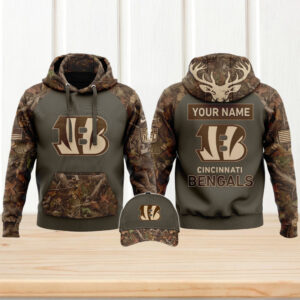 Cincinnati Bengals x Hunting NFL Football Hoodie