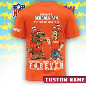 Cincinnati Bengals x Scooby Doo Official 3D Shirt