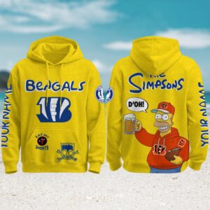 Cincinnati Bengals x The Simpson NFL Hoodie Cincinnati Bengals x The Simpson NFL Hoodie
