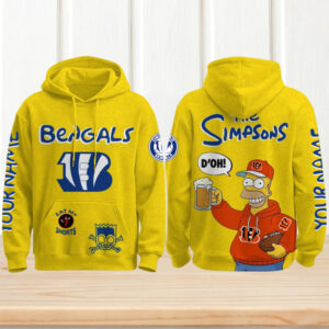 Cincinnati Bengals x The Simpson NFL Hoodie