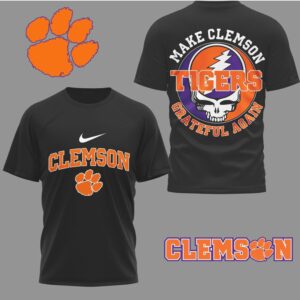 Clemson Tigers Official Grateful Game Day 3D Shirt