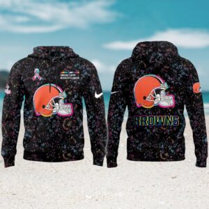 Cleveland Browns Crucial Catch NFL Logo Hoodie Cleveland Browns Crucial Catch NFL Logo Hoodie