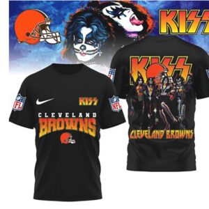 Cleveland Browns Game Day 2026 Official NFL Kiss Band 3D Shirt